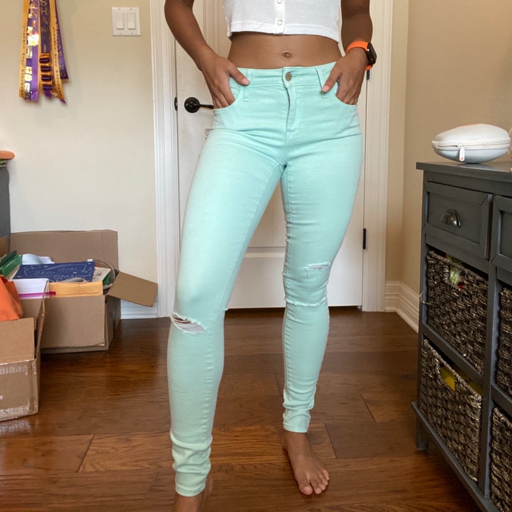 Light Blue Skinny Jeans!